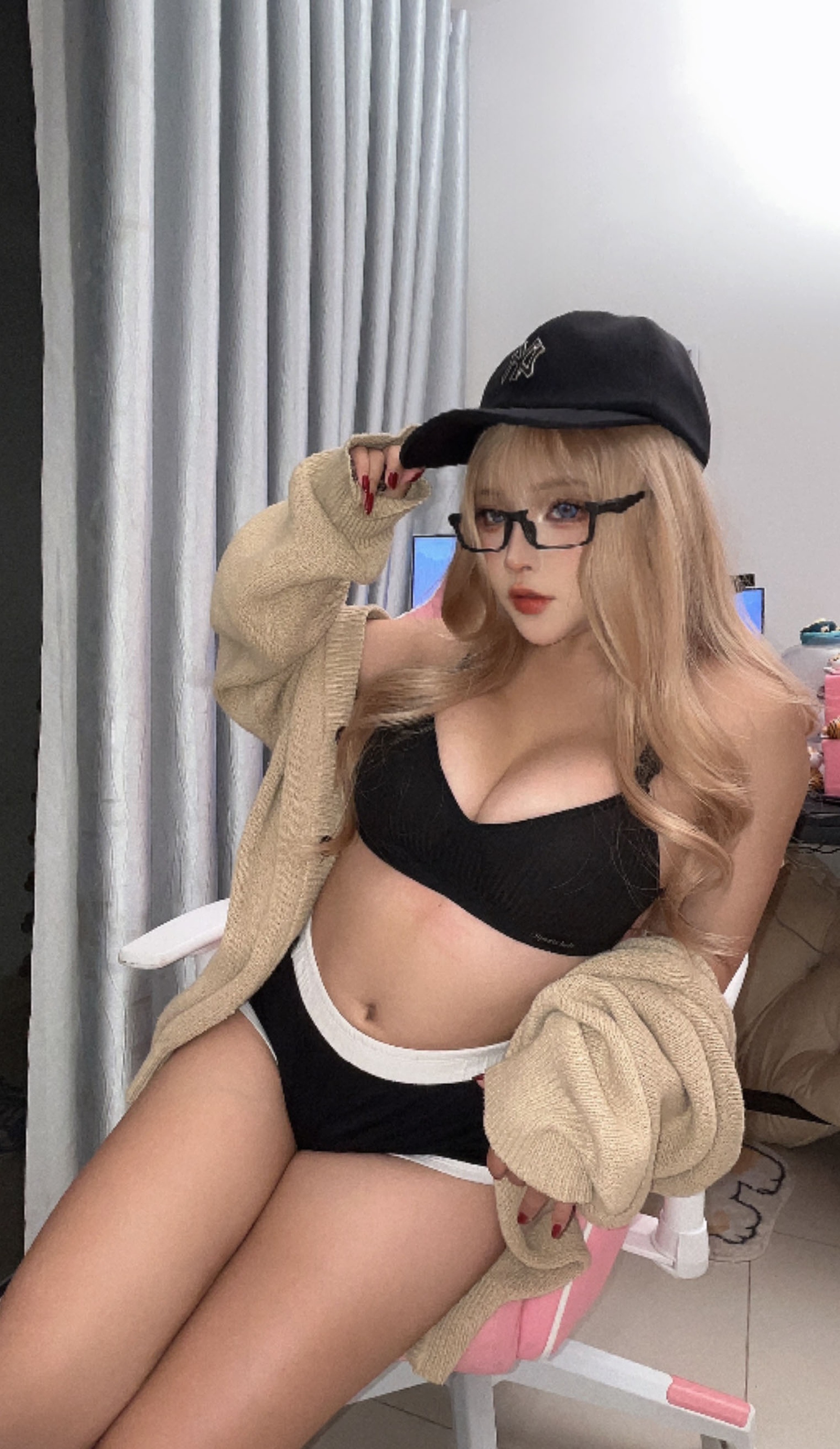 图片[1]-Sayo Momo – NO.045  Blondie Homie Gurl 18 ❤ [36P]-XikXak